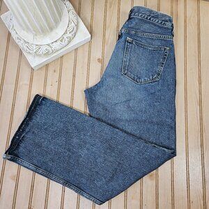 Banana Republic Mens Size 33 x 32 Medium Wash Straight Leg Jeans 100% Cotton